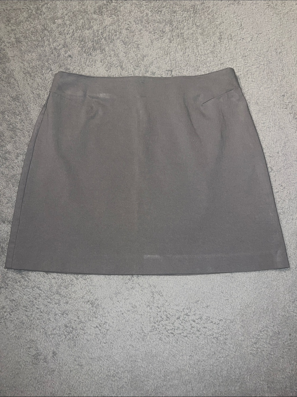 Express Charcoal Gray Mini Skirt